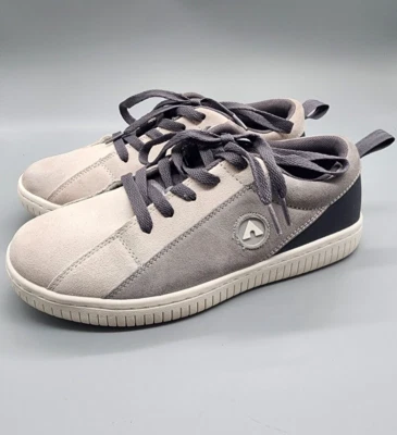 Zapatillas deportivas de gamuza Airwalk grises negras para hombre talla 8 informales zapatos de skate cómodos Foto 1 de 4