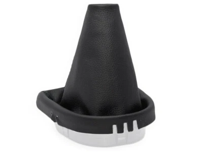 PARA SEAT ALTEA 2004-2015 CAMBIO DE MARCHAS BOTA POLAINA CUERO PUNTADA NEGRO Foto 1 de 4