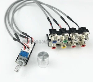 3-Way Stereo Audio Source Switching Board Audio Signal Switcher Preamplifier NEW - Picture 1 of 5