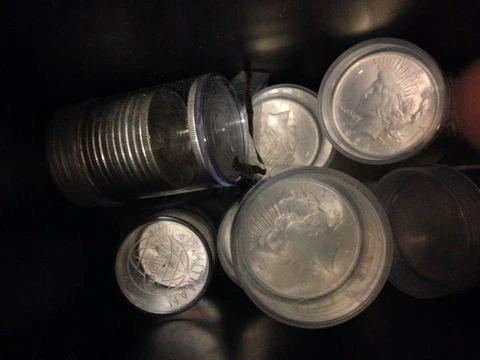(1) Unc BU 1922-1925 PEACE Silver DOLLAR US Coin Collection Buy in Bulk Lot Cover