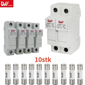 1000VDC SolarLock PV-Sicherungshalter 1P 2P 10x38 Sicherung 10A 15A 20A 25A 32A