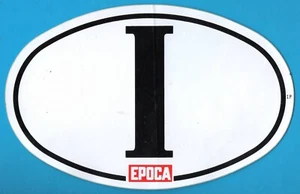 Identificazione Nazione Italia Epoca adesivo sticker vintage aufkleber MA3592 - Picture 1 of 1