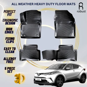 Floor Mats Liners For Toyota C-HR 2016-2022 All Weather Heavy Duty Car Rugs New - Picture 1 of 9