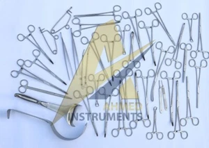 Conjunto de 62 instrumentos de histerectomía para cirugía abdominal - Imagen 1 de 2