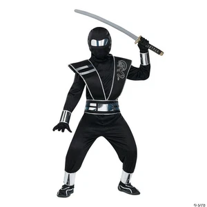SILVER MIRROR NINJA CHLD SM 4- - Halloween Kostüm Cosplay & Party Outfit Kinder - Bild 1 von 7
