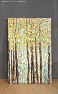 Glitzernde Baumkronen Acrylbild - Bild 1 von 5