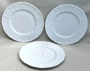 3 Wedgwood Coalport Countryware White Cabbage Salad Plates 7 7/8" England - Picture 1 of 8