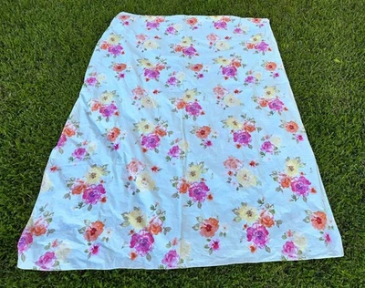 Funda nórdica Pottery Barn Teen Junk Gypsy Country Blooms azul floral doble algodón Foto 1 de 4