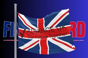Personalised Advance UK Flag - Custom STOP THE BOATS Banner. 3X5FT. 4 Eyelets. - Picture 1 of 2