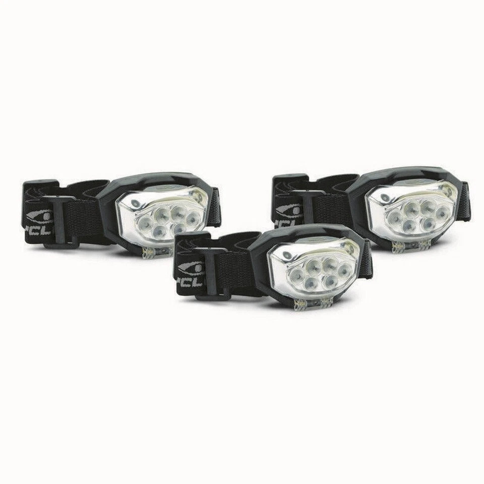 Paquete de 3 faros SMD Cyclops 300 lúmenes rojo/verde/blanco bombilla LED negra - CYCHL3PK Foto 1 de 1