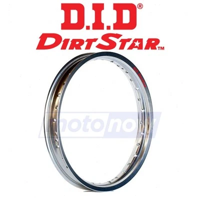 D.I.D Dirt Star Original Rear Rim for 2008-2016 KTM 150 SX (SOLD EA) Silver — 第 1/4 张图片