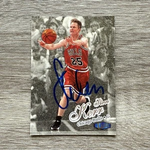 Steve Kerr Autographed 1997 Fleer Ultra Gold Medallion Signed Auto Bulls #14G - Picture 1 of 2