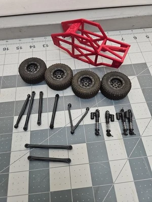 Axial SCX24 Parts  (Project) 3d print chassis links and tires - Image 1 of 4