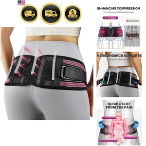 Hip Support Belt for Men and Women Sacroiliac Joint Relief Sciatica Postpartum - Picture 1 of 8