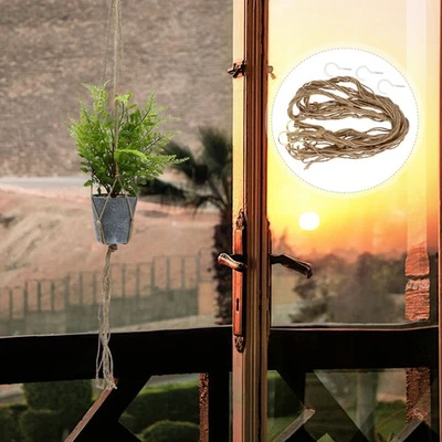  3 Sets Übertopf Zum Aufhängen An Der Wand Geflochtener Pflanzkorb - Bild 1 von 4