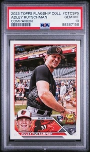 ⚾️ 2023 Topps Flagship Collection Adley Rutschman Companion #CTCSP5 PSA 10 - Picture 1 of 3