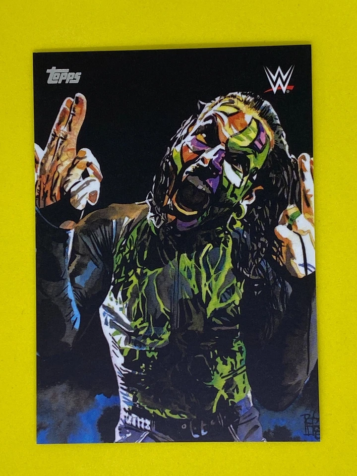 Jeff Hardy WWE Undisputed 2019 Rob Shamberger Art Wrestling Insert Card RS-2 - Image 1 of 1