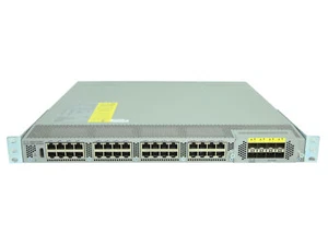 Cisco Switch N2K-C2232TM-E-10GE Fabric Extender 32Ports 10Gbits N2K-M2800P Modul - Afbeelding 1 van 5