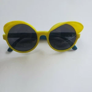 PHI Sunglasses Vintage Red Yellow Frames 1989 Taiwan 80’s Retro - Picture 1 of 4
