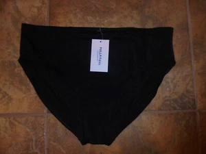 New~Fullfitall Swim Bikini Bottom Women Plus Size 24 Black - Picture 1 of 3