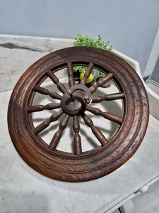 antique spinning wheel Parts Wheel - Picture 1 of 14