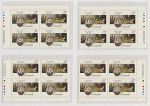 CANADA PLATE BLOCKS 1227MNH 37c CANADIAN PERSONALITIES, F. HOPKINS, A-PL, GT4, S - Picture 1 of 1