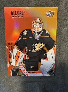 22-23 UD Allure Hockey Rookie Color Flow Red-Orange SF-35 Lukas Dostal
