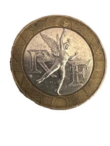 Münze Frankreich 1991 10 Francs poliert - Bild 1 von 1