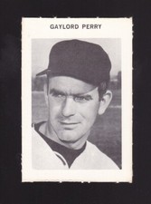 1969 Milton Bradley Gaylord Perry Cleveland Indians