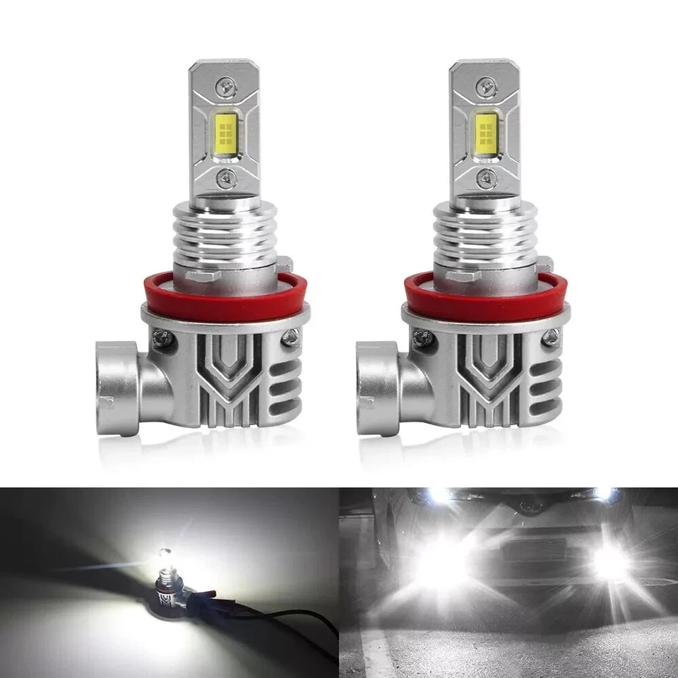 H11 H8 H9 H16 JP LED Fog Light Bulbs Canbus Hight Power 80W 3600LM - Image 1 of 1
