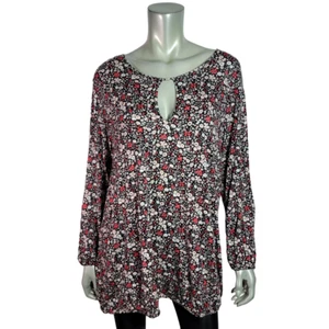 Michael Michael Kors Top Plus Size 2X Elastic Hem Lightweight Stretch Pink - Picture 1 of 6