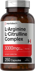 L-Arginine L-Citrulline Complex | 3000Mg | 250 Capsules | Non-Gmo, Gluten Free S - Picture 1 of 7