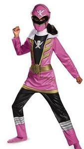 Power Rangers Super Megaforce Pink Ranger Child Costume Size 7 8 9 10 Med New - Picture 1 of 2