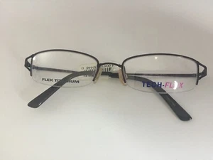 New Tech-Flex Eyeglasses Shiny Dark Plum 52-18-135 Frames - Picture 1 of 3