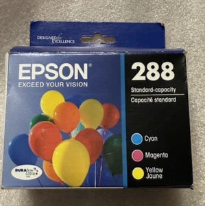 Genuine Epson 288 Color Combo Ink Cartridge NEW in Box Dated 4/2025 - Picture 1 of 7