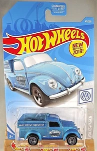 2019 Hot Wheels #47/250 Volkswagen 9/10 '49 VOLKSWAGEN BEETLE PICKUP Blue w/5 Sp - Picture 1 of 5