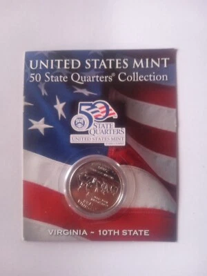United States mint 50 state quarter collection. 2000 Virginia-10th State Quarter - Image 1 of 2