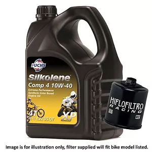 Triumph 865 Thruxton 2014 Silkolene Comp 4 XP | Hiflo Racing Oil Filter - Picture 1 of 1