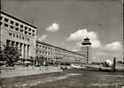 RPPC Munich Riem Allemagne aéroport aéroport aéroport VW bus 1958 vraie photo carte postale