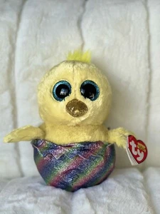 TY Beanie Boos Megg the Chick In The Egg 6" - Imagen 1 de 5