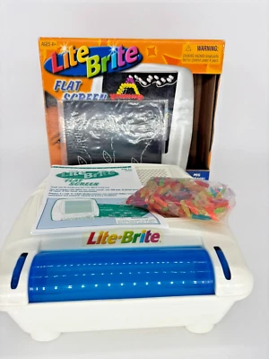 2003 Hasbro LITE BRITE Flat Screen White Brand Opened New - Image 1 of 4