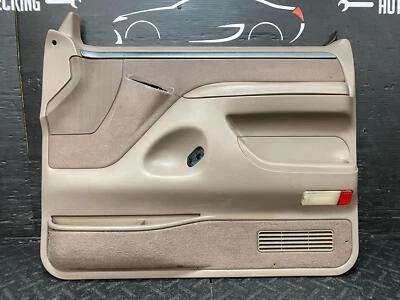 1992 FORD F150 REG КАБИНА ПЕРЕДНЕГО ПАССАЖИРА ПРАВАЯ ВНУТРЕННЯЯ ОТДЕЛКА ДВЕРИ ПАНЕЛЬ КОРИЧНЕВАЯ DK - Изображение 1 из 4