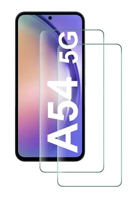 CRACKSIN 2x Samsung Galaxy A54 Panzerfolie Schutzglas Tempered Glass 9H Hart Displayfolie