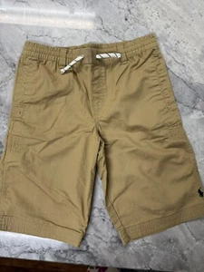 Polo Ralph Lauren khaki pull-on shorts. Size Youth 16. Elastic waist. - Picture 1 of 5