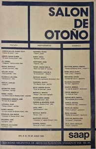 Afiche / Poster - Salón De Otoño - SAAP - 1980 - Picture 1 of 2