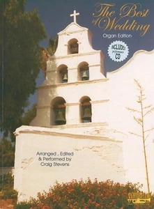 Best Of Wedding Organ Solo Songbook w CD 2003 Stevens Bridal Chorus Pachabel - Picture 1 of 9
