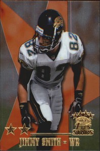1999 Topps Stars Two Star Parallel Jaguars Football Card #44 Jimmy Smith