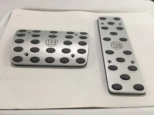 BRABUS Logo Pedal Pads Automatic G-Class 550,55,63,4x4 2018 OEM GENUINE Brabus - Picture 1 of 8