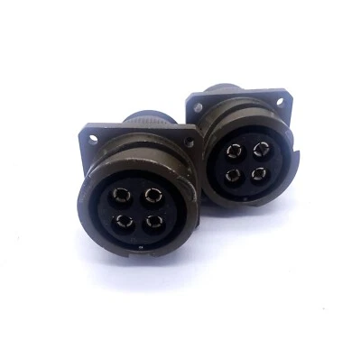  97B-3100A22-22S | 4 Pin Socket | Amphenol - Image 1 of 3