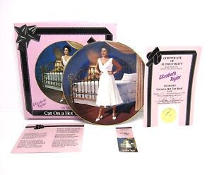 Elizabeth Taylor Limited Edition Movie Plate Cat On A Hot Tin Roof LOW EDITION #